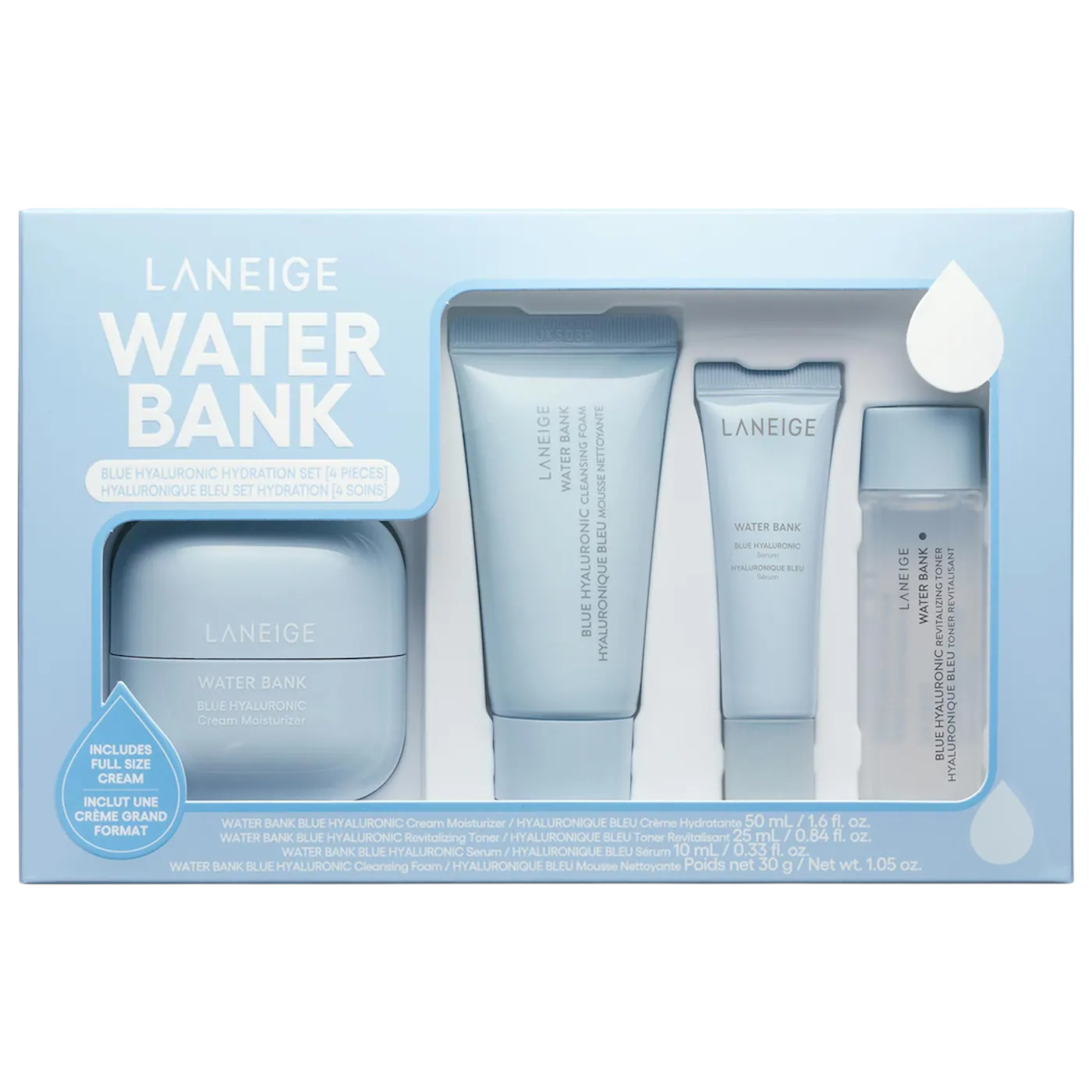 LANEIGE Water bank blue hyaluronic hydration set
