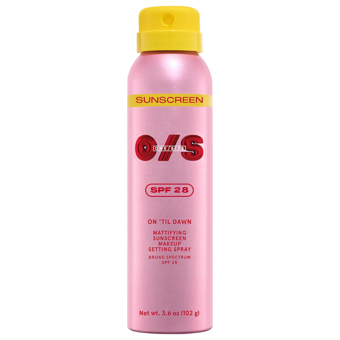 ONE SIZE On 'Til Dawn Mattifying Sunscreen Makeup Setting Spray SPF 28