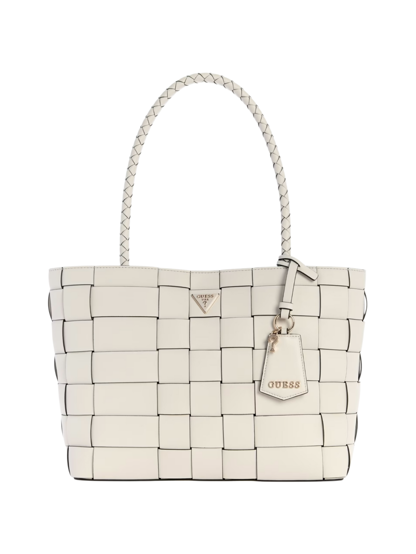 GUESS Maylee Woven Girlfriend Tote