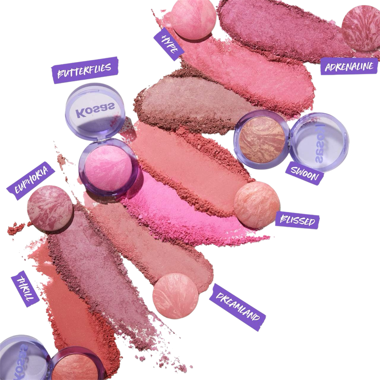 KOSAS Blush is Life Baked Talc-Free Dimensional + Brightening Blush