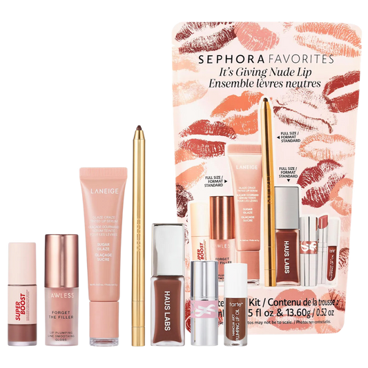 SEPHORA FAVORITES It's Giving Nude Lip Makeup Value Set