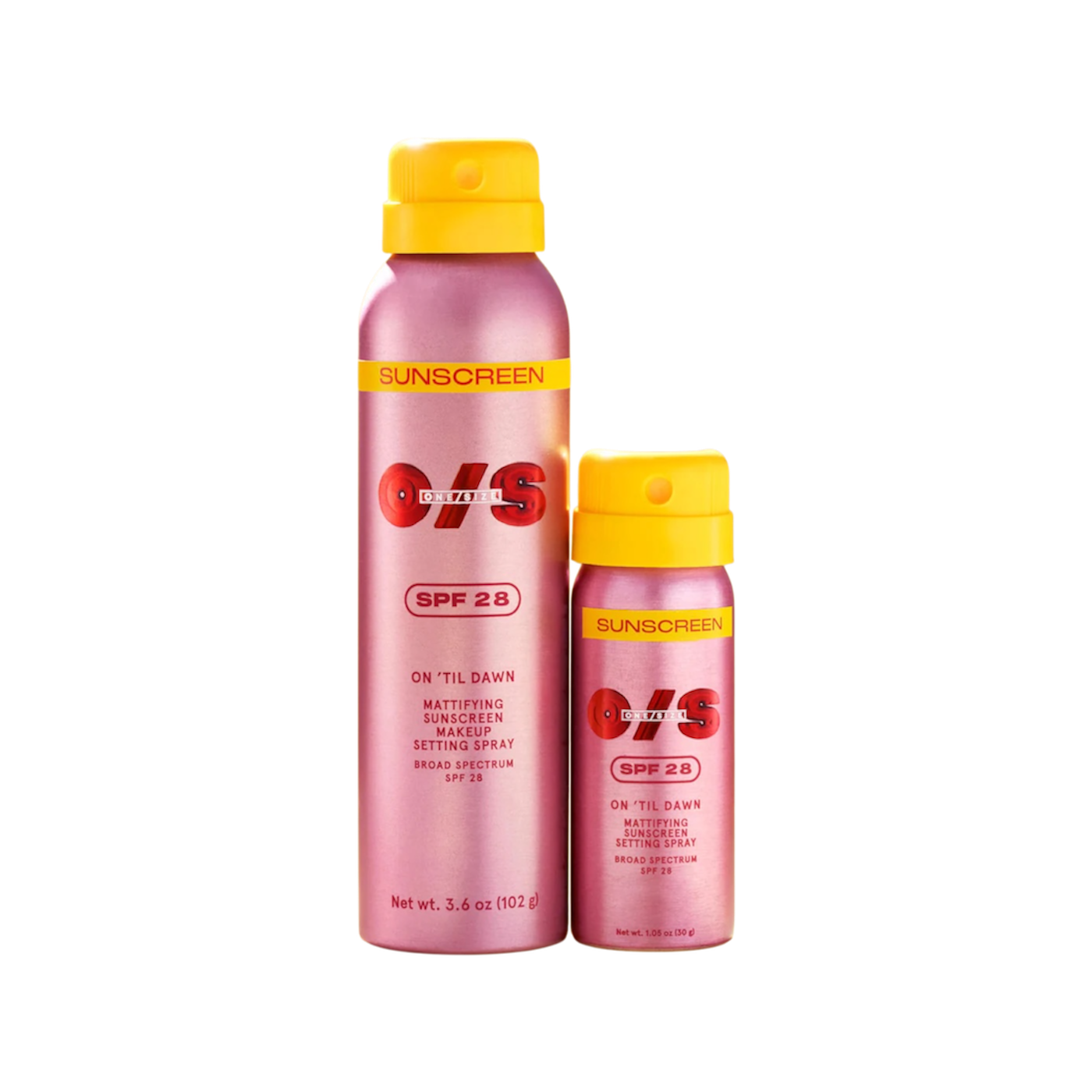 ONE SIZE On 'Til Dawn Mattifying Sunscreen Makeup Setting Spray SPF 28