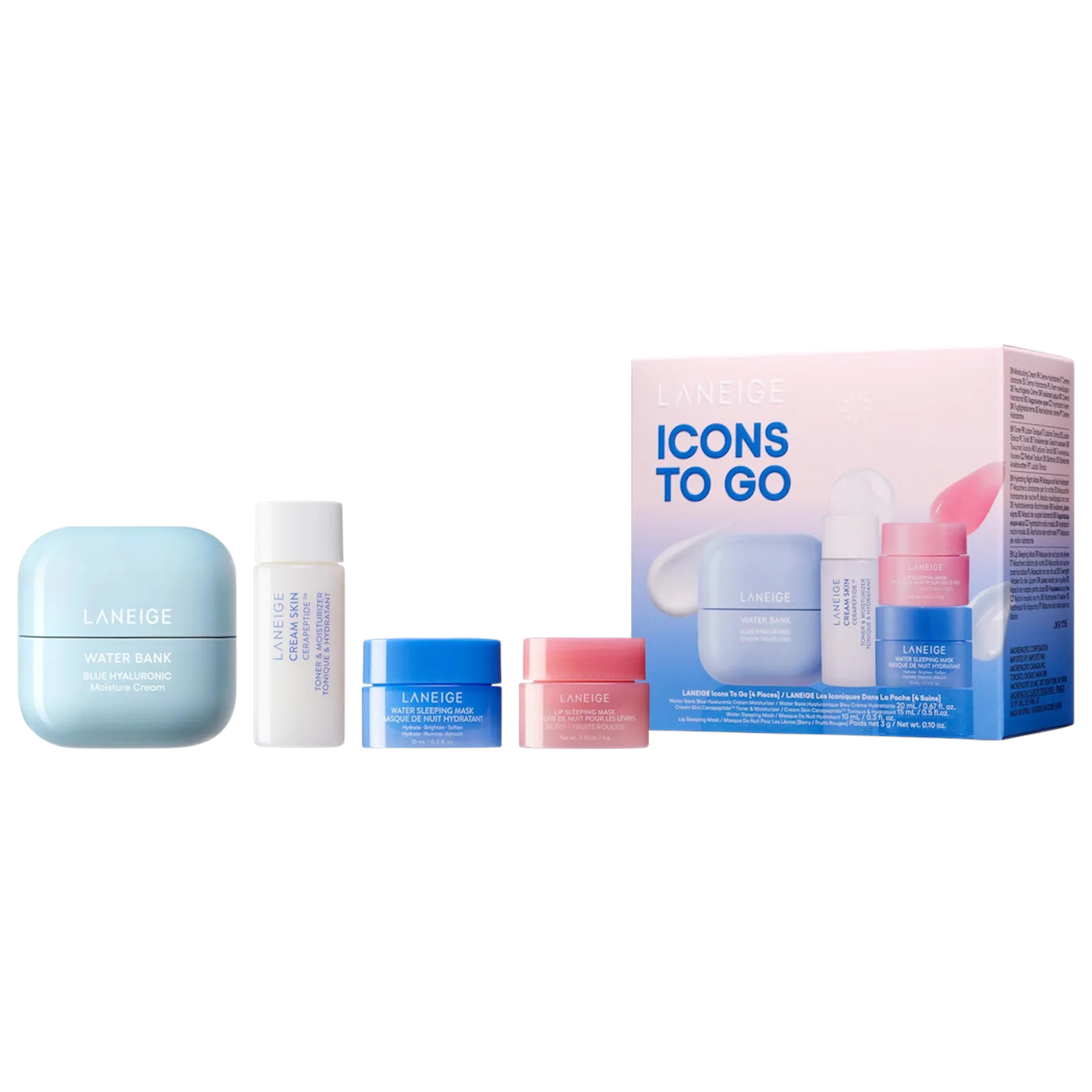 LANEIGE Icons to go set