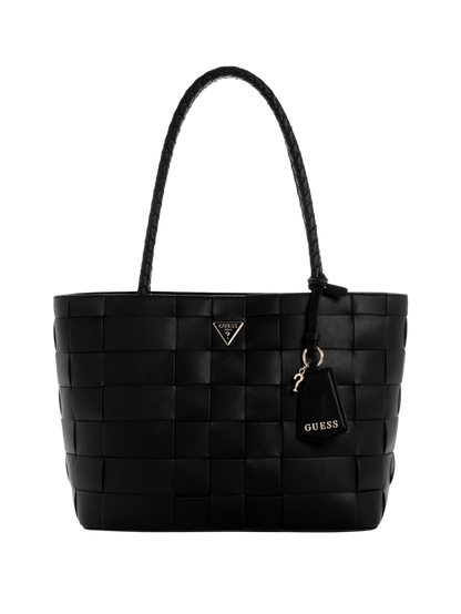GUESS Maylee Woven Girlfriend Tote