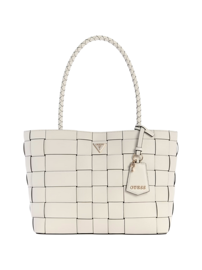 GUESS Maylee Woven Girlfriend Tote