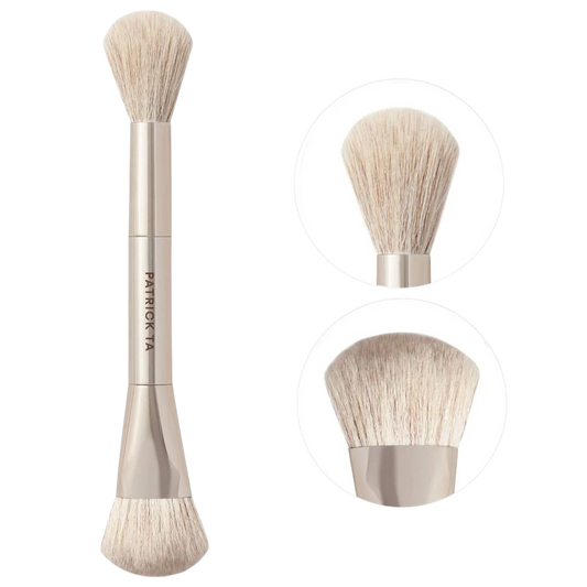 PATRICK TA Dual ended precision blush brush