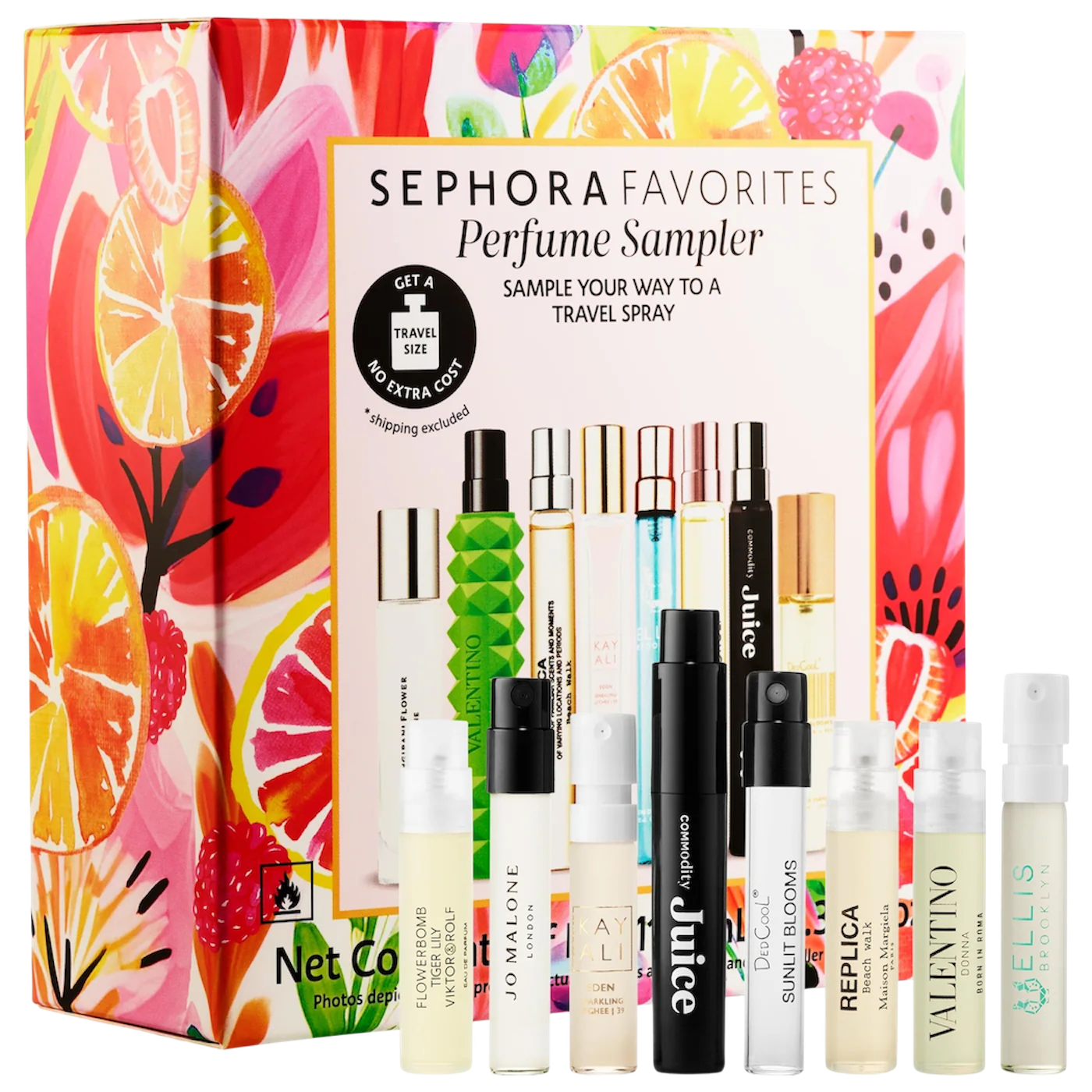 SEPHORA FAVORITES Fruits & flowers travel spray perfume discovery w/ redeemable voucher