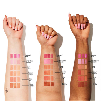ONE SIZE Cheek clapper 3D  blush trio palette